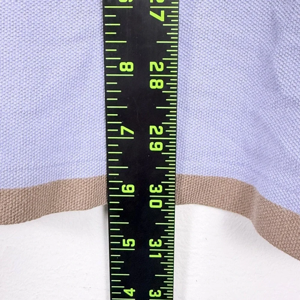 Vintage Polo Ralph Lauren Polo Shirt Men XL Blue Brown Stripe Classic Pony Golf